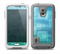 The Transparent Green & Blue 3D Squares Skin for the Samsung Galaxy S5 frē LifeProof Case