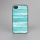 The Trendy Blue Abstract Wood Planks Skin-Sert for the Apple iPhone 4-4s Skin-Sert Case