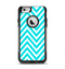 The Trendy Blue Sharp Chevron Pattern Apple iPhone 6 Otterbox Commuter Case Skin Set