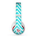 The Trendy Blue Sharp Chevron Pattern Skin for the Beats by Dre Studio (2013+ Version) Headphones