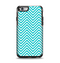The Trendy Blue & White Sharp Chevron Pattern Apple iPhone 6 Otterbox Symmetry Case Skin Set