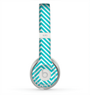 The Trendy Blue & White Sharp Chevron Pattern Skin for the Beats by Dre Solo 2 Headphones
