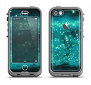The Trendy Green Space Surface Apple iPhone 5c LifeProof Nuud Case Skin Set