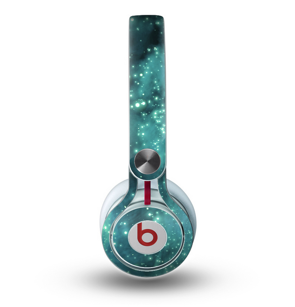 The Trendy Green Space Surface Skin for the Beats by Dre Mixr Headphones