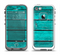 The Trendy Green Washed Wood Planks Apple iPhone 5-5s LifeProof Fre Case Skin Set