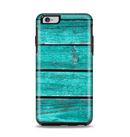 The Trendy Green Washed Wood Planks Apple iPhone 6 Plus Otterbox Symmetry Case Skin Set