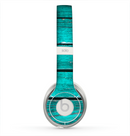 The Trendy Green Washed Wood Planks Skin for the Beats by Dre Solo 2 Headphones