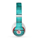 The Trendy Green Washed Wood Planks Skin for the Beats by Dre Studio (2013+ Version) Headphones