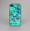 The Trendy Green with Splattered Paint Droplets Skin-Sert for the Apple iPhone 4-4s Skin-Sert Case