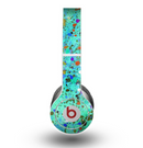 The Trendy Green with Splattered Paint Droplets Skin for the Beats by Dre Original Solo-Solo HD Headphones