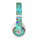 The Trendy Green with Splattered Paint Droplets Skin for the Beats by Dre Studio (2013+ Version) Headphones
