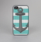 The Trendy Grunge Green Striped With Anchor Skin-Sert for the Apple iPhone 4-4s Skin-Sert Case