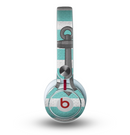 The Trendy Grunge Green Striped With Anchor Skin for the Beats by Dre Mixr Headphones