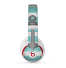 The Trendy Grunge Green Striped With Anchor Skin for the Beats by Dre Studio (2013+ Version) Headphones
