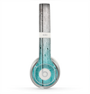The Trendy Teal to White Aged Wood Planks Skin for the Beats by Dre Solo 2 Headphones