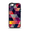 The Triangular Abstract Vibrant Colored Pattern Apple iPhone 5-5s Otterbox Symmetry Case Skin Set