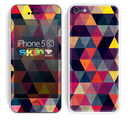 The Triangular Abstract Vibrant Colored Pattern Skin for the Apple iPhone 5c