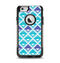 The Triangular Teal & Purple Abstract Cubes Apple iPhone 6 Otterbox Commuter Case Skin Set