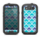 The Triangular Teal & Purple Abstract Cubes Samsung Galaxy S3 LifeProof Fre Case Skin Set