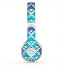 The Triangular Teal & Purple Abstract Cubes Skin for the Beats by Dre Solo 2 Headphones