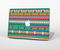 The Tribal Vector Green & Pink Abstract Pattern V3 Skin Set for the Apple MacBook Pro 15" with Retina Display