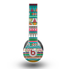 The Tribal Vector Green & Pink Abstract Pattern V3 Skin for the Beats by Dre Original Solo-Solo HD Headphones