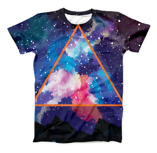 The Trilateral Eternal Space ink-Fuzed Unisex All Over Full-Printed Fitted Tee Shirt