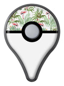 The Tropical Flamingo Jungle Scene Pokémon GO Plus Vinyl Protective Decal Skin Kit