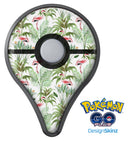 The Tropical Flamingo Jungle Scene Pokémon GO Plus Vinyl Protective Decal Skin Kit
