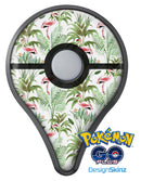 The Tropical Flamingo Jungle Scene Pokémon GO Plus Vinyl Protective Decal Skin Kit