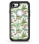 The Tropical Flamingo Jungle Scene 2 - iPhone 7 or 8 OtterBox Case & Skin Kits