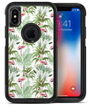 The Tropical Flamingo Jungle Scene 2 - iPhone X OtterBox Case & Skin Kits