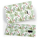 The Tropical Flamingo Jungle Scene - Premium Protective Decal Skin-Kit for the Apple Credit Card