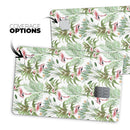 The Tropical Flamingo Jungle Scene - Premium Protective Decal Skin-Kit for the Apple Credit Card