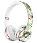 The Tropical Flamingo Jungle Scene Full-Body Skin Kit for the Beats by Dre Solo 3 Wireless Headphones