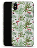 The Tropical Flamingo Jungle Scene - iPhone X Clipit Case