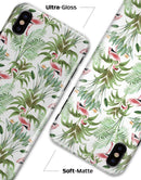 The Tropical Flamingo Jungle Scene - iPhone X Clipit Case