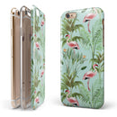 The Tropical Flamingo Scene iPhone 6/6s or 6/6s Plus 2-Piece Hybrid INK-Fuzed Case