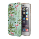The Tropical Flamingo Scene iPhone 6/6s or 6/6s Plus 2-Piece Hybrid INK-Fuzed Case