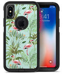 The Tropical Flamingo Scene  2 - iPhone X OtterBox Case & Skin Kits