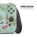 The Tropical Flamingo Scene // Skin Decal Wrap Kit for Nintendo Switch Console & Dock, Joy-Cons, Pro Controller, Lite, 3DS XL, 2DS XL, DSi, or Wii - Vinyl Skin Wrap for Nintendo Switch 2, OLED, Lite, Pro Controller, Wii & Classic Handhelds