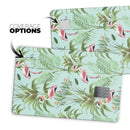The Tropical Flamingo Scene  - Premium Protective Decal Skin-Kit for the Apple Credit Card