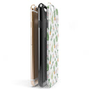 The Tropical Pineapple and Floral Pattern iPhone 6/6s or 6/6s Plus 2-Piece Hybrid INK-Fuzed Case