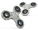 The Tropical Pineapple and Floral Pattern Full-Body Fidget Spinner Skin-Kit