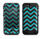 The Turquoise-Black-Gray Chevron Pattern Apple iPhone 6/6s LifeProof Fre POWER Case Skin Set