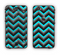 The Turquoise-Black-Gray Chevron Pattern Apple iPhone 6 Plus LifeProof Nuud Case Skin Set