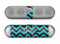 The Turquoise-Black-Gray Chevron Pattern Skin for the Beats by Dre Pill Bluetooth Speaker