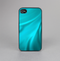 The Turquoise Blue Highlighted Fabric Skin-Sert for the Apple iPhone 4-4s Skin-Sert Case