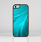 The Turquoise Blue Highlighted Fabric Skin-Sert for the Apple iPhone 5-5s Skin-Sert Case