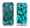 The Turquoise Butterfly Bundle Apple iPhone 5-5s LifeProof Fre Case Skin Set